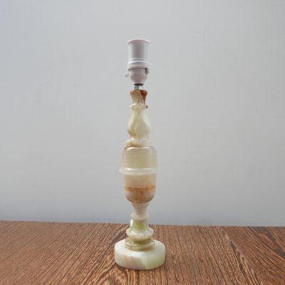 Mid-Century English Alabaster or Onyx Table Lamp-JRP-1065335