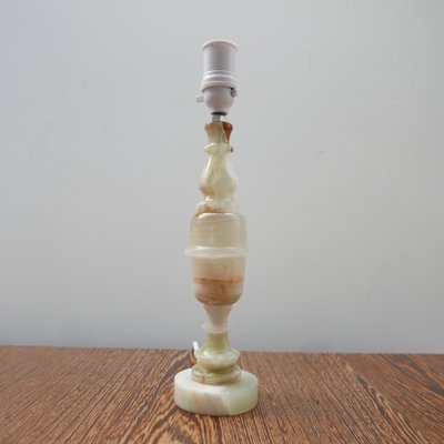 Mid-Century English Alabaster or Onyx Table Lamp-JRP-1065335