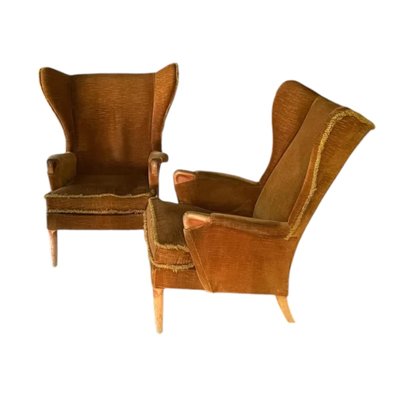 Mid-Century English Wing Back Chair by Parker Knoll, Set of 2-TCS-2038152