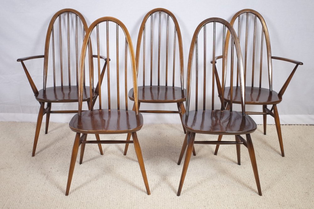 Mid-Century Ercol 365 Quaker Dining Chair by Lucian Ercolani for Ercol