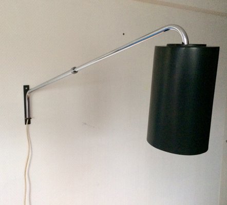 Mid-Century Extendable Cylinder Wall Lamp, 1960s-RQV-822375