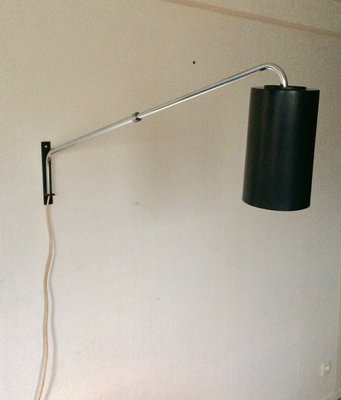 Mid-Century Extendable Cylinder Wall Lamp, 1960s-RQV-822375