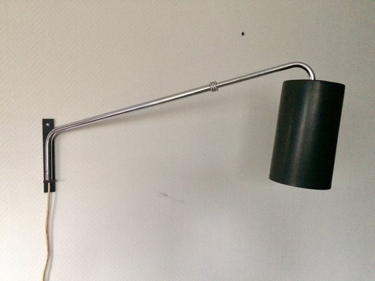 Mid-Century Extendable Cylinder Wall Lamp, 1960s-RQV-822375