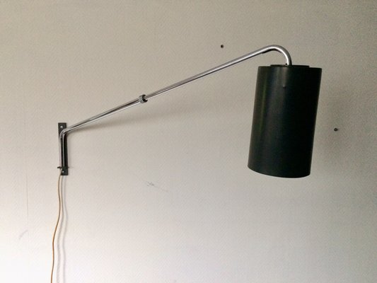 Mid-Century Extendable Cylinder Wall Lamp, 1960s-RQV-822375