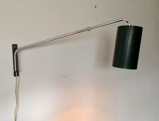 Mid-Century Extendable Cylinder Wall Lamp, 1960s-RQV-822375