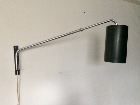 Mid-Century Extendable Cylinder Wall Lamp, 1960s-RQV-822375