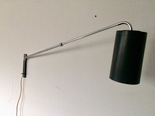 Mid-Century Extendable Cylinder Wall Lamp, 1960s-RQV-822375