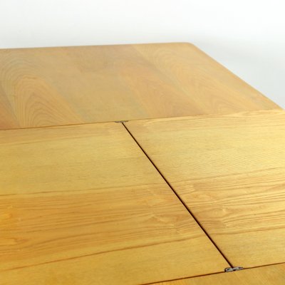 Mid-Century Extendable Dining Table in Ash Wood, 1960s-UL-1763024