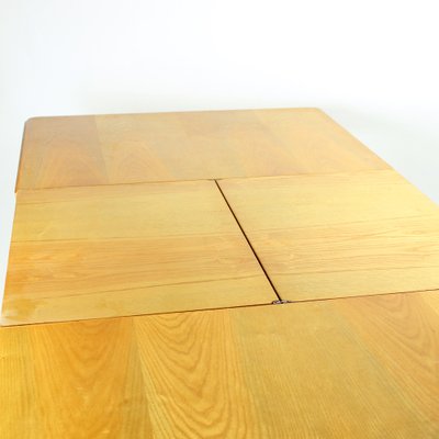 Mid-Century Extendable Dining Table in Ash Wood, 1960s-UL-1763024