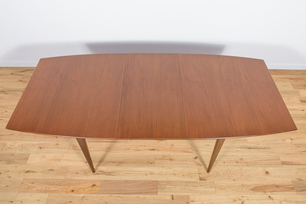 Mid-Century Extendable Teak Dining Table from McIntosh, 1960s