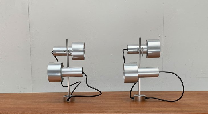 Mid-Century FA2 Minimalist Double Ceiling Lamps by Peter Nelson for Architectural Lighting Company, England, 1960s, Set of 2-UAH-1427265