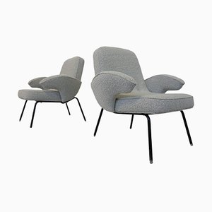 Mid-Century Fabric Armchairs, 1950s-FGA-1802644