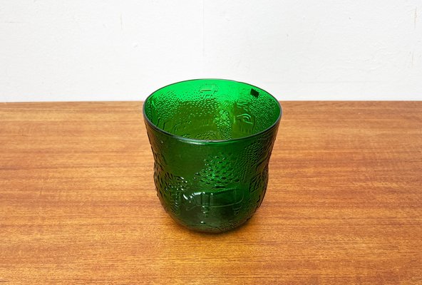 Mid-Century Fauna Decor Glass Vase by Oiva Toikka for Arabia, Finland, 1960s-UAH-1811322