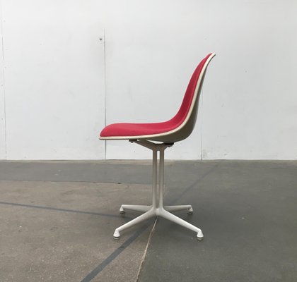 Mid-Century Fiberglass Side Chairs with La Fonda Base by Charles & Ray Eames for Herman Miller, Set of 2-UAH-809494