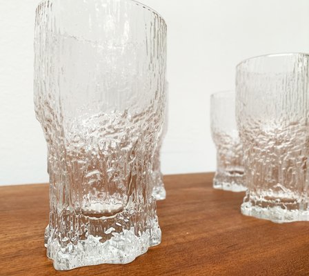 Mid-Century Finnish Aslak Glasses by Tapio Wirkkala for Iittala, Set of 8-UAH-1229138