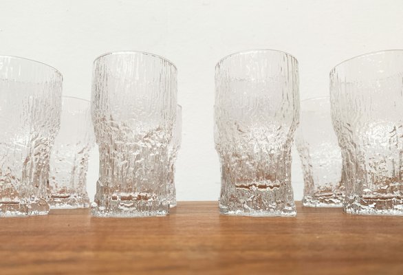 Mid-Century Finnish Aslak Glasses by Tapio Wirkkala for Iittala, Set of 8-UAH-1229138