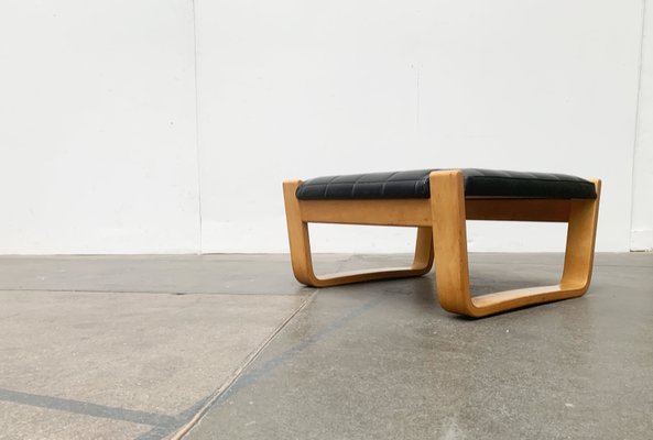 Mid-Century Finnish Pulkka Lounge Chair Stool by Ilmari Lappalainen for Asko-UAH-1141800