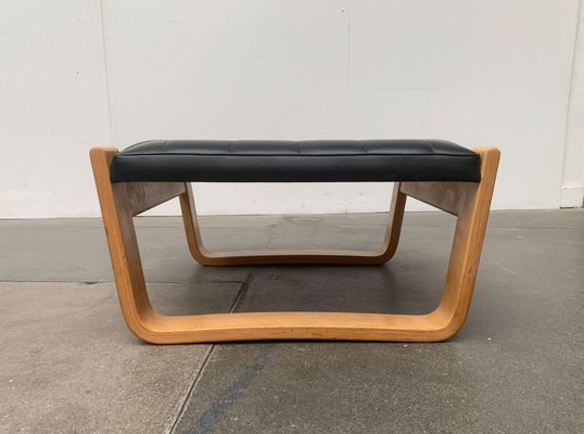 Mid-Century Finnish Pulkka Lounge Chair Stool by Ilmari Lappalainen for Asko-UAH-1141800