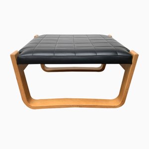 Mid-Century Finnish Pulkka Lounge Chair Stool by Ilmari Lappalainen for Asko-UAH-1141800