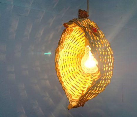 Mid-Century Fish Pendant Lamp, 1960s-UAH-1238776