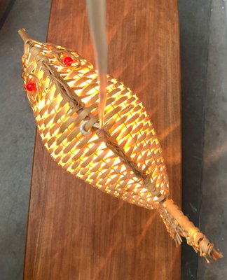 Mid-Century Fish Pendant Lamp, 1960s-UAH-1238776