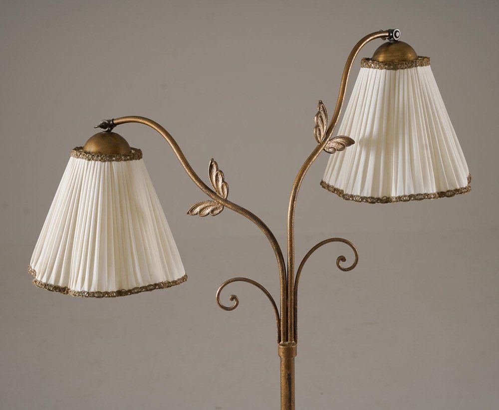 Mid-Century Floor Lamp by Tor Wolfenstein for Ditzingers, 1930s