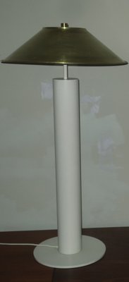 Mid-Century Floor Lamp with Brass Shade, 1970s-ED-1789374