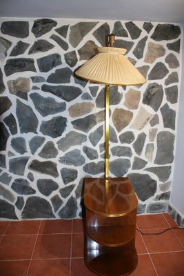 Mid-Century Floor Lamp with Built in Liquor Cabinet, 1960s-YZB-1822911