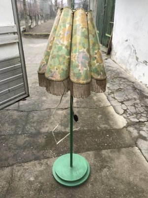 Mid-Century Floor Lamp with Plastic Shade, 1950s-OXJ-1726497