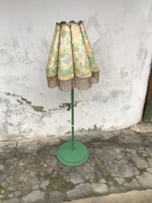 Mid-Century Floor Lamp with Plastic Shade, 1950s-OXJ-1726497