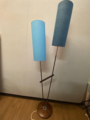 Mid-Century Floor Lamp with Two Fluorescent Spots from Richard Essig, 1960s-PYR-1438647