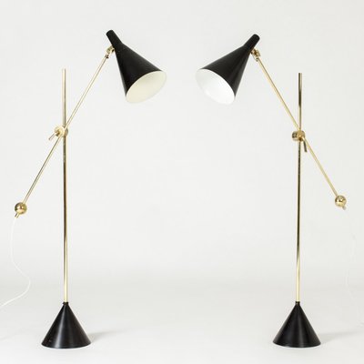 Mid-Century Floor Lamps by Tapio Wirkkala, 1950s, Set of 2-NL-1746674