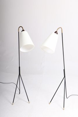 Mid-Century Floor Lamps from Holm Sørensen & Co, Denmark, 1950s, Set of 2-FK-1284326