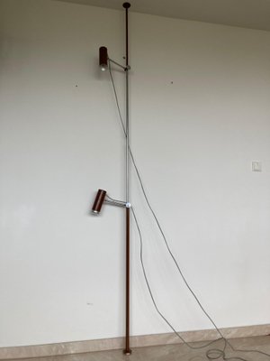 Mid-Century Floor to Ceiling Lamp by Josef Hurka for Napako, 1960s-TZ-740827