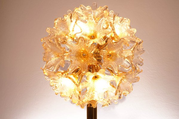 Mid-Century Flower Lamp in Murano Glass by Paolo Venini for Veart, 1960s-KIJ-1382883