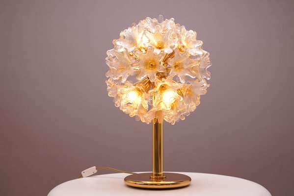 Mid-Century Flower Lamp in Murano Glass by Paolo Venini for Veart, 1960s-KIJ-1382883