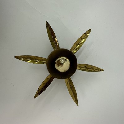 Mid Century Flower Wall Lamp, 1950s-BGP-1721193