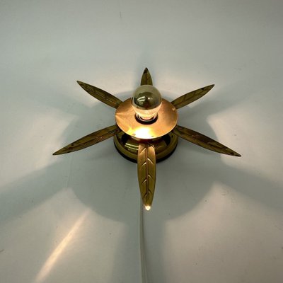 Mid Century Flower Wall Lamp, 1950s-BGP-1721193