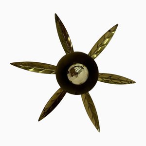 Mid Century Flower Wall Lamp, 1950s-BGP-1721193