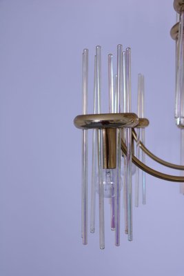 Mid-Century Fluorescent Glass Chandelier by Gaetano Sciolari-SXX-586657