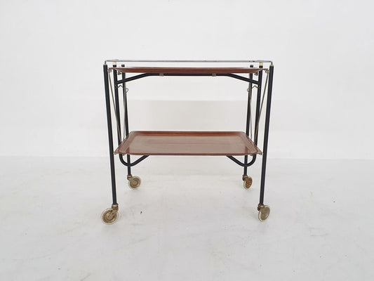 Mid-Century Foldable Serving Trolley, 1960s