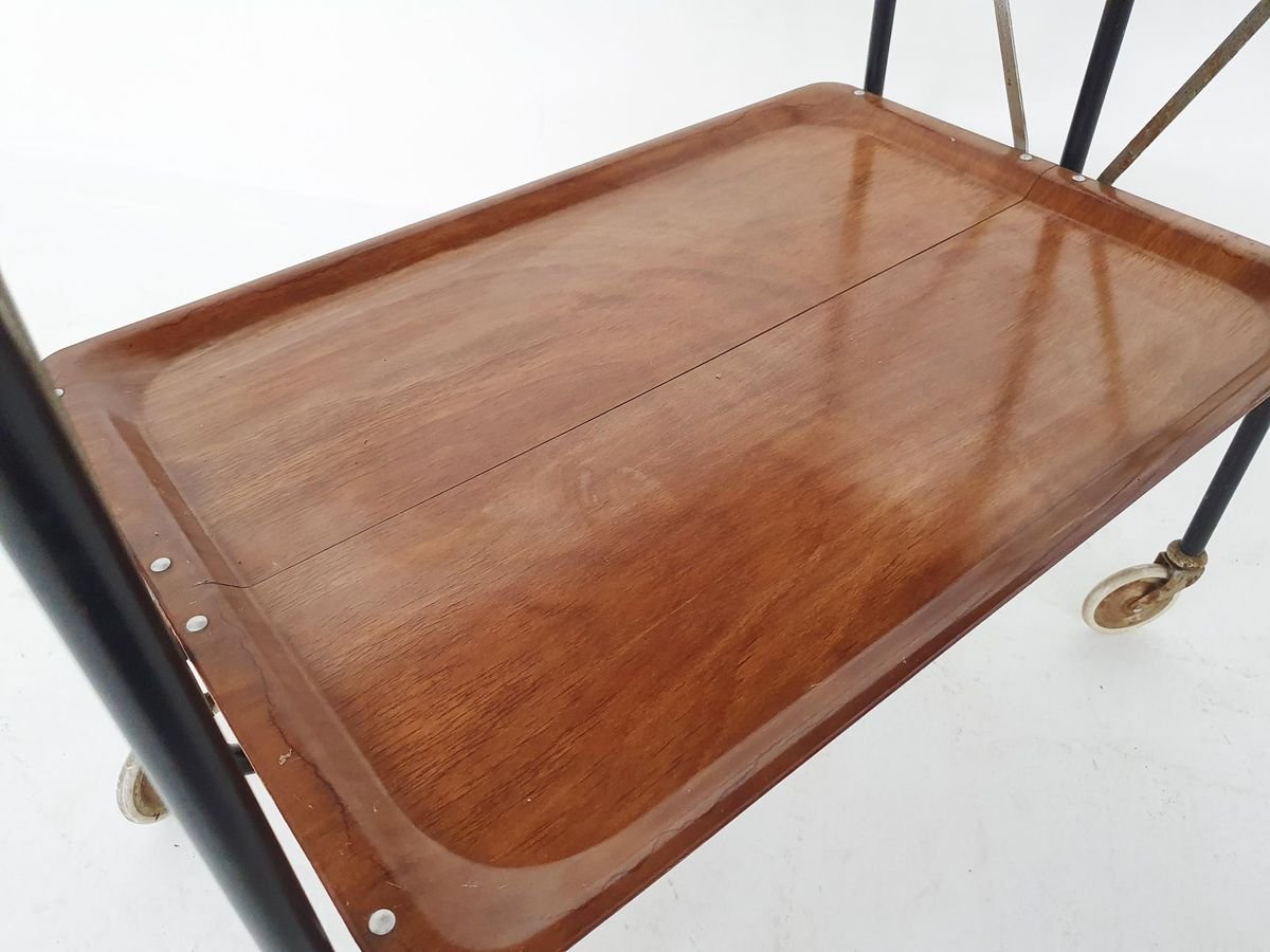 Mid-Century Foldable Serving Trolley, 1960s