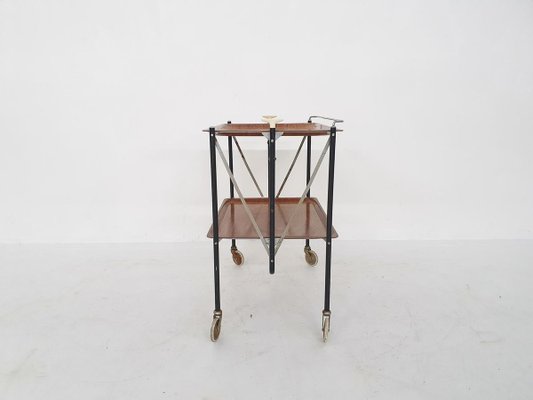 Mid-Century Foldable Serving Trolley, 1960s-ZO-907185