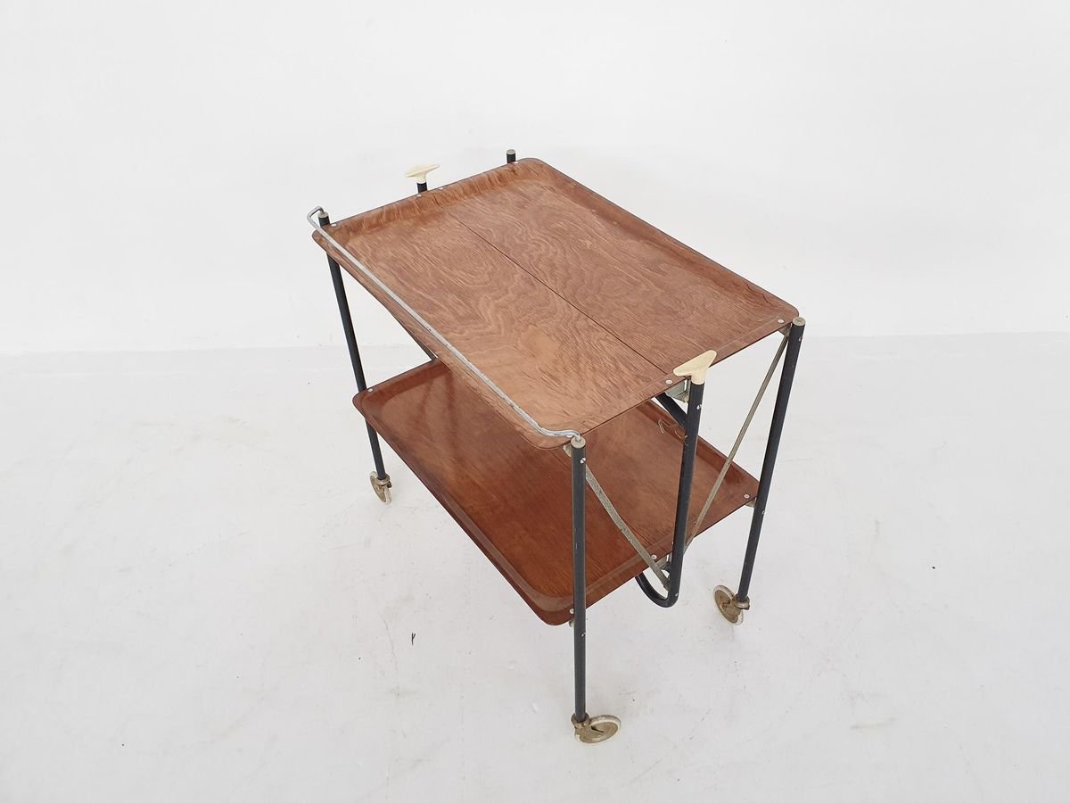 Mid-Century Foldable Serving Trolley, 1960s