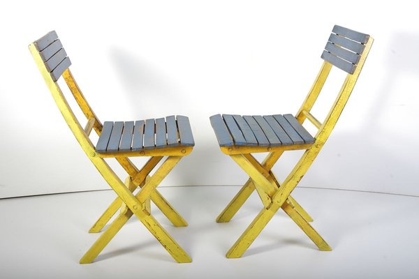 Mid-Century Folding Chairs, Set of 2-ALG-683568