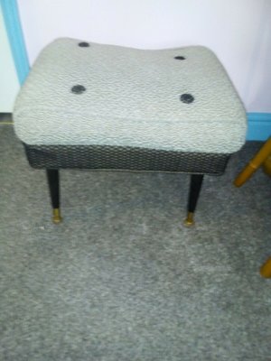 Mid-Century Footstool, 1970s-OXJ-869241