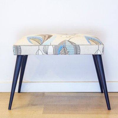 Mid-Century Footstool, Spain, 1950s-CQZ-1393238