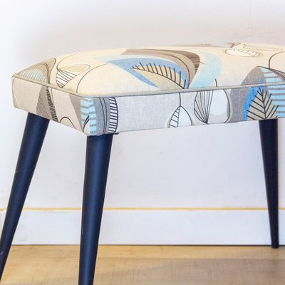 Mid-Century Footstool, Spain, 1950s-CQZ-1393238