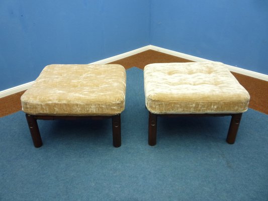 Mid-Century Footstools, 1970s, Set of 2-UG-1804419