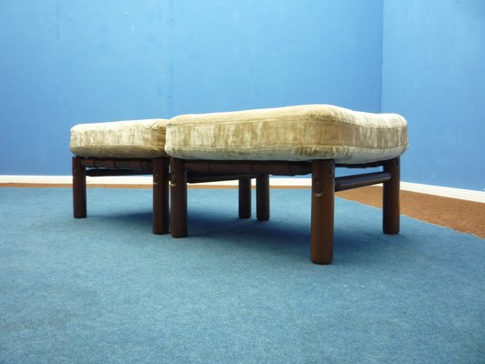 Mid-Century Footstools, 1970s, Set of 2-UG-1804419